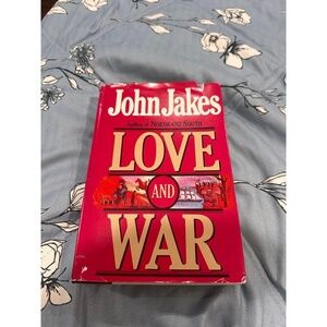 John Jakes Love And War Novel Historical Fiction Civil War Saga Red Hardcover